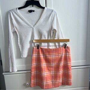 Wild Fable Plaid Skirt